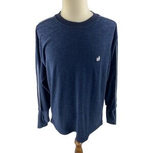 VTG Handcuffs Streetwear 90s Skater Crewneck Pullover Fleece Sweatshirt Blue • M